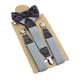 thumbnail image 2 of 2 tirantes para niños y pajarita Y tirantes elásticos en la espalda con clips fuertes Gris Yuyangstore tirantes para hombre, 2 of 8