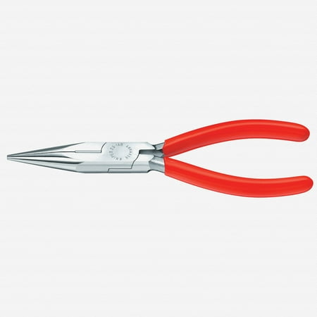 UPC: 0843221011789 | Knipex 5  Snipe Nose Side Cutting Pliers (Radio Pliers) – Chrome Plastic Grip