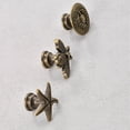 thumbnail image 2 of FACEGA 10Pcs Bee Knobs Dresser Knobs Intricate Bee and Starfish Design Adds Creative Charm Knobs for Dresser Drawers 3*1.7cm, 2 of 4
