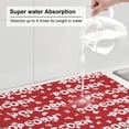 thumbnail image 5 of Yiaed Popcorn2 Print Highly Absorbent Microfiber Kitchen Counter Mat, Dish Drying Pad for Dishes, Utensils, Pots and Pans, Large 18" x 24", 5 of 7