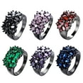 thumbnail image 6 of ZTTD Fashion Elegant Purple Unique Design Vintage Party Christmas Wedding Rings For Women Fashion Jewelry, 6 of 6