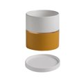 thumbnail image 1 of keepw Innovative Ceramic Flowerpot For Small Spaces Big On Style Easy To Maintain Ceramic Flower Pots yellow 14*14 1 Pc, 1 of 6