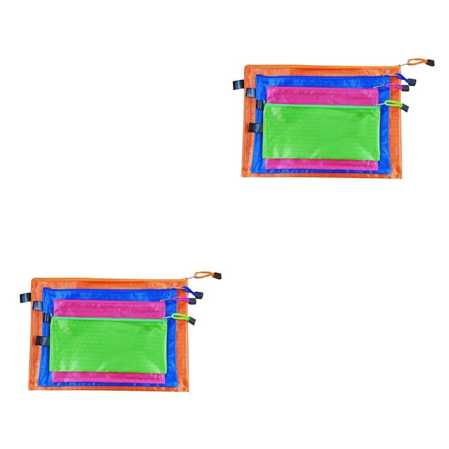 Bolsa para documentos con cremallera Tholdsy tela Oxford A4 B5 A5 A6 color aleatorio