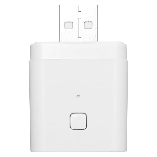 Riwcyla 1PCS 5V Wireless USB Smart Adapter Flexible and Portable Make USB Devices Smart via APP Voice Control Compatible with Home