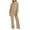 Khaki, variant on Casual Pure Color Set Women's Loose Long Sleeve Long Pants Two-Piece Set Comfortable Drawstring Tracksuits Set Women Roupas Feminina Conjuntos