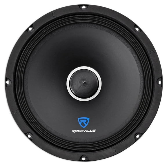 Rockville RXM104 10" 600 Watt 4 Ohm SPL Car Midrange Mid-Bass Speaker w/ Bullet