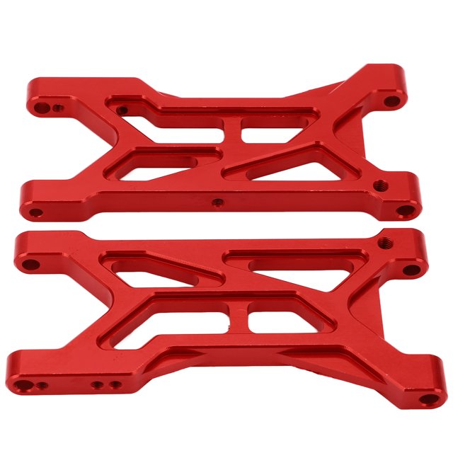 Accesorios RC, juego de 2 brazos de suspensión trasera de aluminio para coche RC Juego de brazos de suspensión de aleación de aluminio creados magistralmente