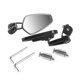 thumbnail image 1 of 22mm Motorcycle Rearview Mirror Rear View Side Mirrors CNC for Honda GROM MSX125 CB50, 1 of 4