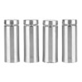 thumbnail image 1 of 4pcs en Acier Inoxydable Panneau Publicitaire Fixation Vis Creux Verre Standoff Broche (19 * 50mm), 1 of 7