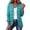 Blue, variant on Womens Fall Winter Cardigan Sweaters Open Front Ruffle Long Sleeve Button Down Casual Knit Sweater Jackets for Women Black M