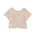 thumbnail image 4 of jiaxiM Lightweight Cardigans for Women Lace Cropped Jacket Open Front Short Sleeve Bolero Shrug Summer Cardigans, 4 of 5
