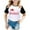 Black, variant on Toddler Girls T Shirt Los Angeles Print Raglan Short Sleeve T-Shirt Casual Tshirt