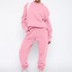 thumbnail image 1 of Conjunto de ropa deportiva con capucha para mujer conjunto sencillo de 2 piezas a juego traje de otoño e invierno, 1 of 6