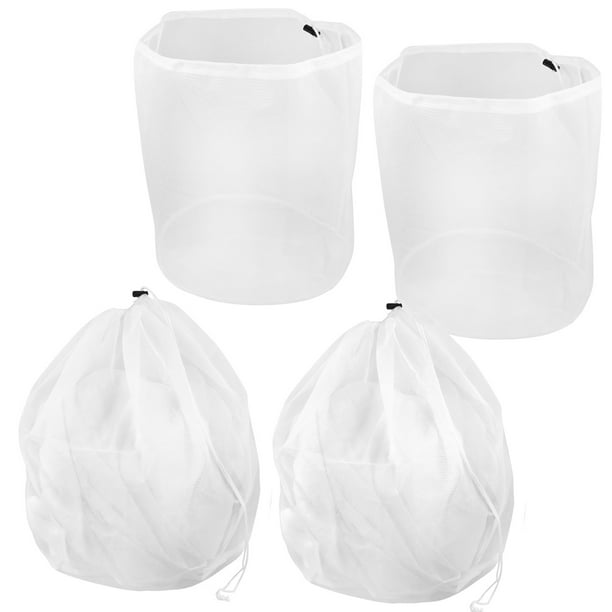 Bolsas de lavado de malla de 4 piezas para lavar bolsas de lavado de bolsas de bolsa neta