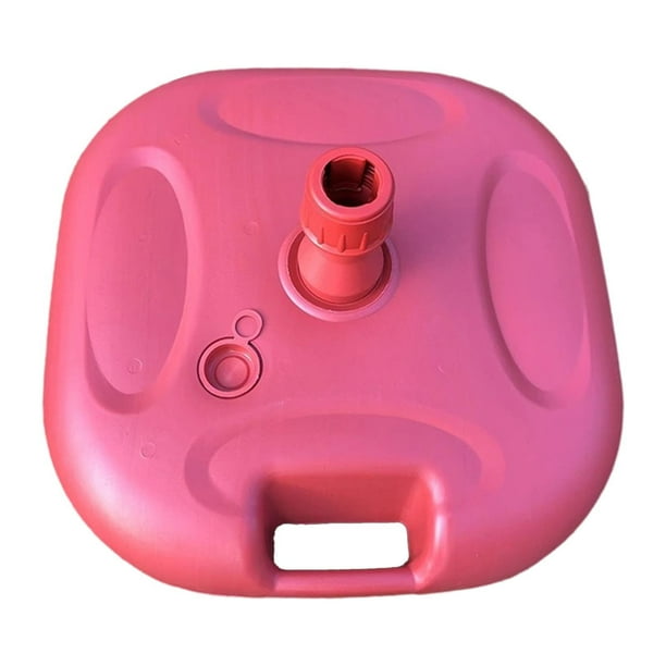 Base para sombrilla, soporte para sombrilla de patio, terraza, jardín, patio trasero, porche, piscina, patio exterior, mercado, playa, soporte para Rojo