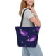 thumbnail image 2 of Fotbe Eggplant Bolsa de Playa con Estampado, Bolsa de Hombro, Bolsa de Mano Espaciosa, Bolsa de Viaje Ligera, Bolsa de Compras Versátil, 2 of 6
