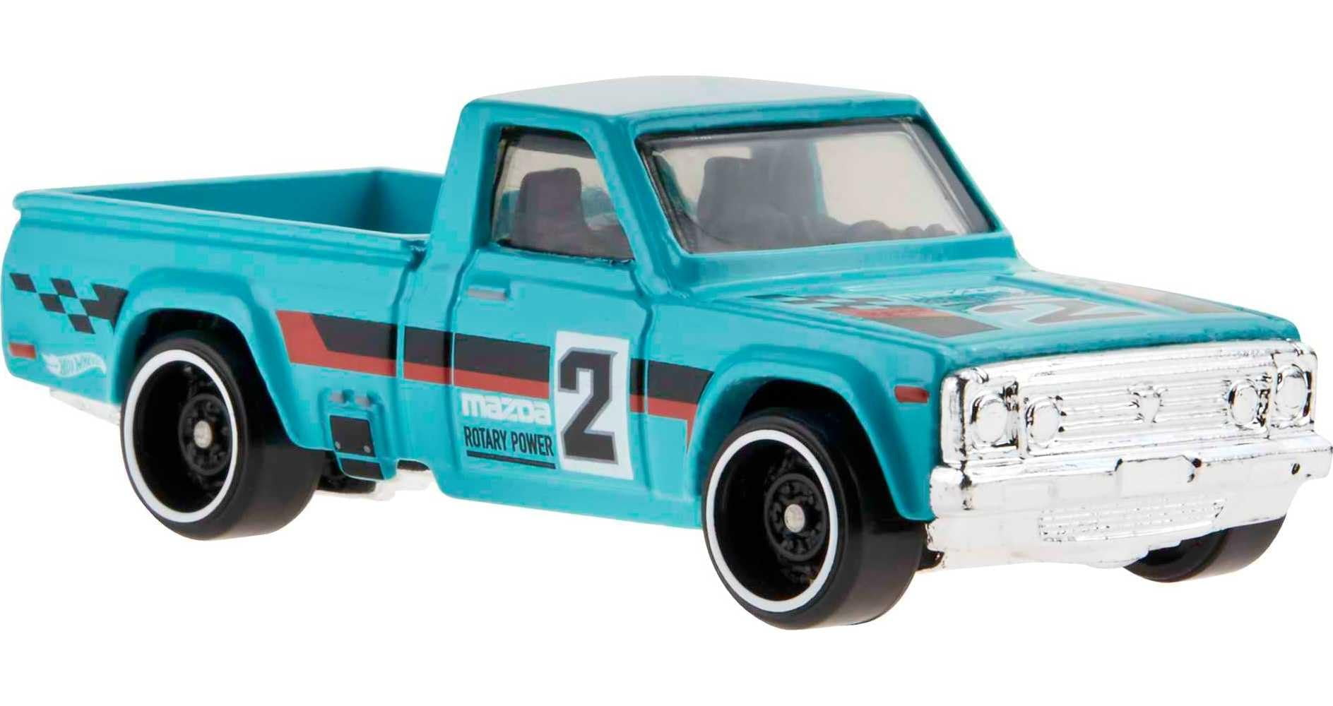 Hot Wheels 10-Pack, Set of 10 Toy Trucks in 1:64 Scale, Mix of Officially Licensed & Unlicensed (Styles May Vary)