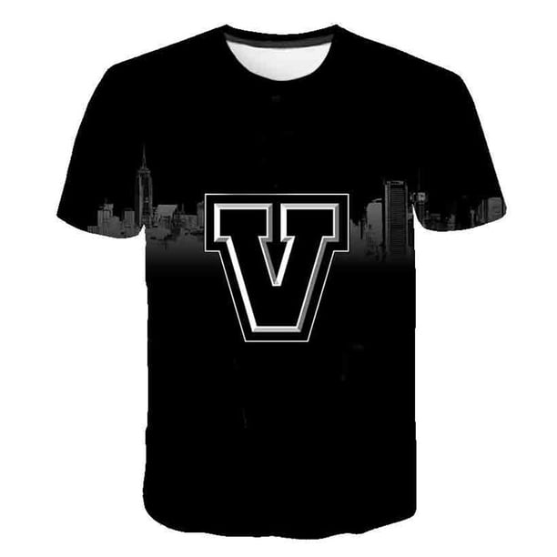 2023 Grand Theft Auto juego GTA 5 niño verano camisetas Cool GTA5 chica camiseta estampado colorido GTA 5 camiseta divertida ropa 6M Gao Jinjia LED