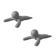 thumbnail image 1 of TOPE DE PUERTA BUDDY (2) GRIS UMBRA BUDDY, 1 of 2