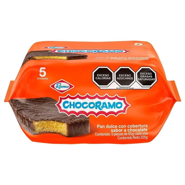 Panque Recubierto de Chocolate Chocoramo Ramo Paquete de 325 gr