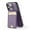 Purple, variant on Decase Magnetic PU Leather Wallet Phone Case for iPhone 16 Pro Max, RFID Blocking, Mag-Safe Compatible, 2-in-1 Removable Card Holder,Shockproof Flip PU Leather Phone Cover,Black