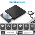 thumbnail image 4 of Unidad externa de CD/DVD Grabadora de CD Auddie USB 3.0 para computadora portátil, 4 of 7