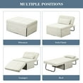 Ainfox Folding Sofa Bed, 4 in 1 Daybeds Ottoman Chair Lounge Couch for Guest Sleeper, Suitable