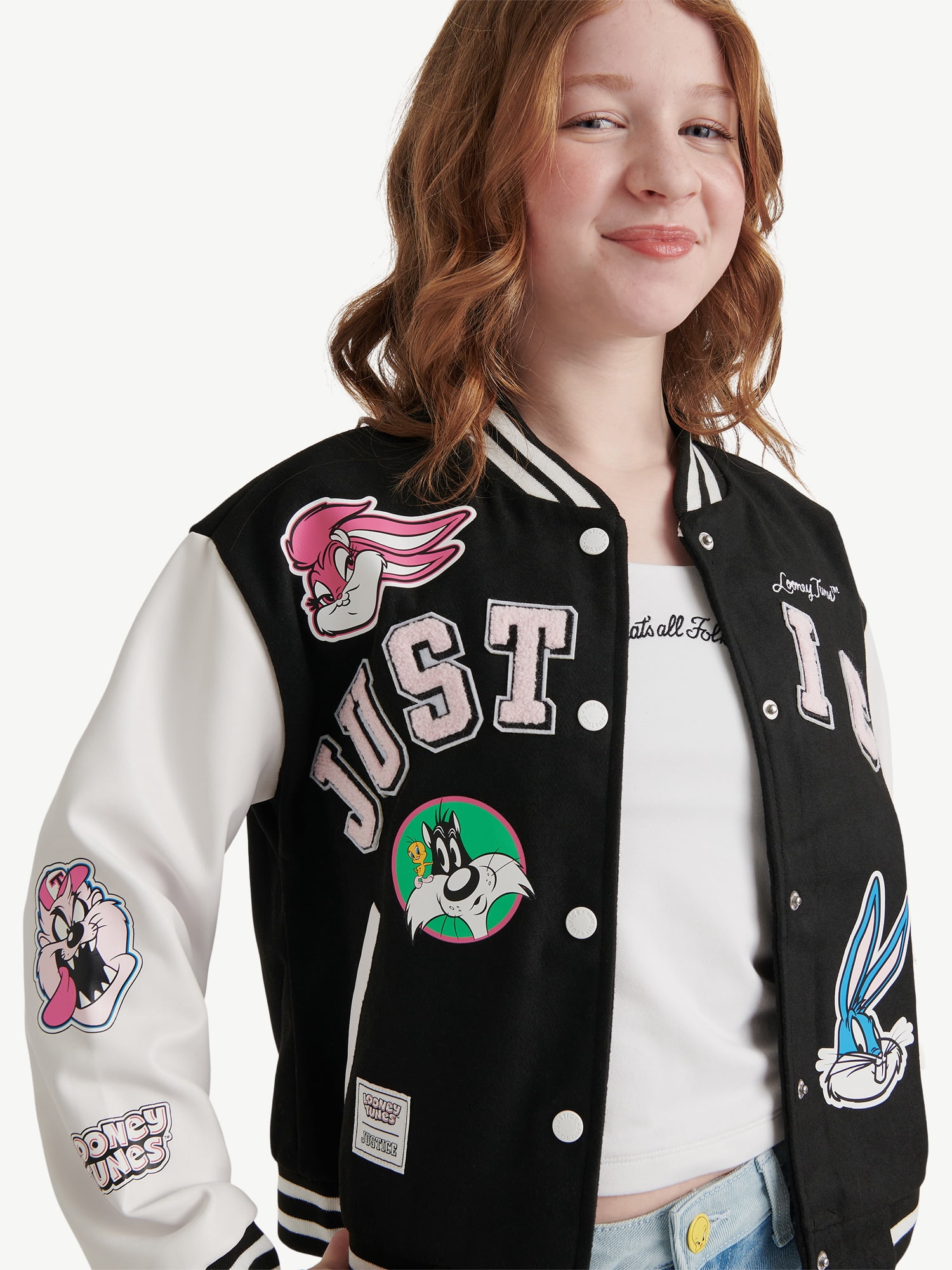 Justice x Looney Tunes Bomber, Sizes XS - XLP