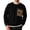 Black, variant on Sweatshirts for Men Cinch Cuff Long Sleeve Crewneck Pullover Casual Daily Wear Tops with Zip Pockets(M,Purple)