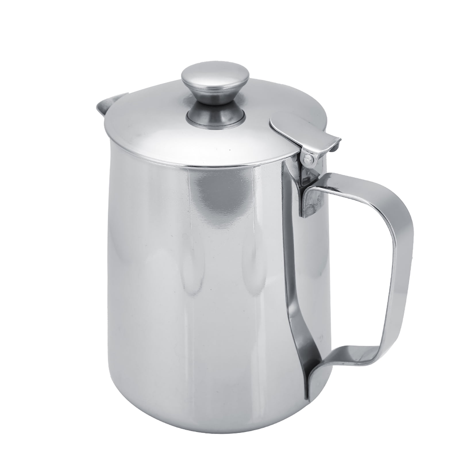 Pichet à Lait Inox 430 Ml - Pour Mousse à Lait Et Art Latte, Idéal Pour Café Et Cappuccino