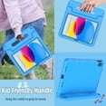 thumbnail image 4 of ENTRONIX Kids Case for iPad A18 (2026), Shockproof EVA Foam Protective Cover with Handle Stand, Pink, 4 of 6