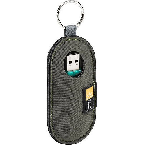 Case Logic Usb Flash Drive Case, Gray/bl