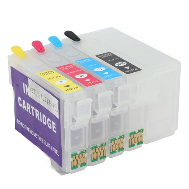 Refill Ink Cartridge,4 Colors Ink Cartridge Ink Cartridge Replacement Printer Ink Cartridge Exceptional Reliability