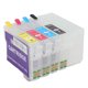 thumbnail image 2 of Cartucho de tinta de 4 colores con chip permanente, recambio de caja de tinta para impresora, negro, cian, magenta, amarillo, T252XL1, T252XL2, T252XL3, T252XL4, 2 of 14