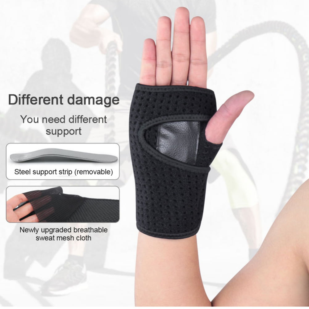 USA Ski Skateboard Snowboard Skate Wrist Guards Support Palm Protector Gloves 