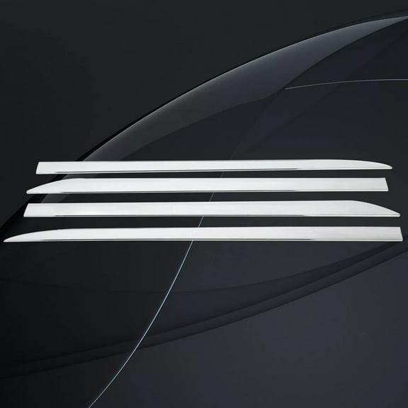 4Pcs For Toyota Sienna 11-20 Chrome Outside Door Body Side Molding Trim W/Tape
