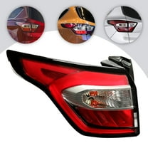 Left Driver For Ford Escape 2017-2019 Outer Tail Light Rear Brake Lamp w/bulb