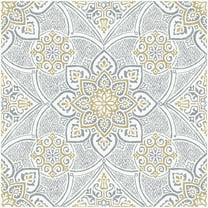 FloorPops Decora Blue Peel and Stick Floor Tiles