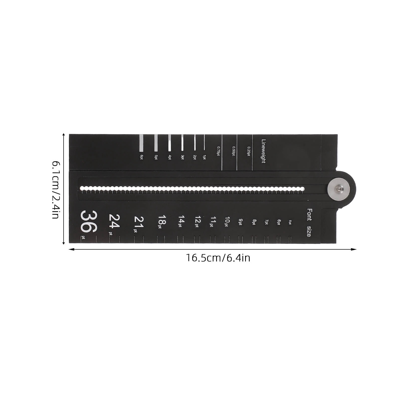 SEWOART Aluminum Alloy Multifunctional Measuring Ruler with Compass Protractor for Engineering