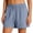Dark Gray, variant on UDAUDU Women's Running Shorts Quick Dry Athletic Shorts 2026 Summer Baggy Drawstring Knee Length Wide Leg Pants with Pockets Beige S