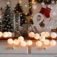 thumbnail image 5 of NWOKYZGH Christmas Cottons Ball Light String Christmas Lights Battery Box Light Holiday Decoration Lights Room Tent Cottons Thread Light Strip, 5 of 8