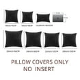 thumbnail image 3 of Fancy Homi 2 pcs Black Decorative Throw Pillow Covers 16x16 inch for Living Room Couch Bed Sofa, Rustic Farmhouse Boho Home Decor, Soft Corss Patchwork Corduroy Textured Square Cushion Case 40x40 cm, 3 of 10