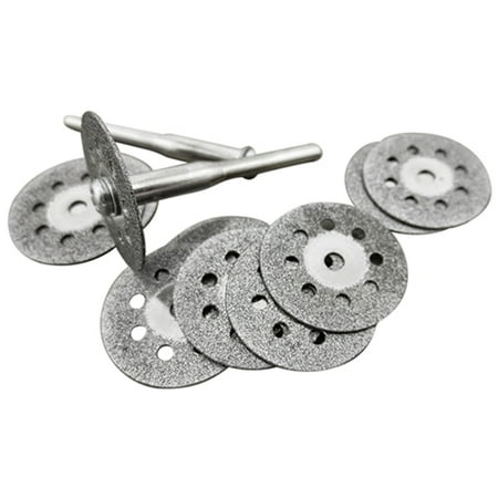 

KEFEI 24Pcs Circular Saw Blades Replacement 8 Holes Emery Heavy Duty Electric Grinding Cutting Blades for Workshop