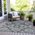 thumbnail image 3 of Dalyn Rugs Machine Washable Indoor/Outdoor Chantille Gray 3' x 5' Rug, 3 of 9