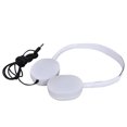 thumbnail image 1 of Injueey Auriculares para juegos Auriculares estéreo de 3,5 mm con cable + micrófono para PC Computadora Gamer Teléfono y Comunicación Blanco, 1 of 5