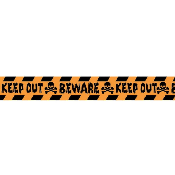 Halloween Keep Out Caution Tape 100ft
