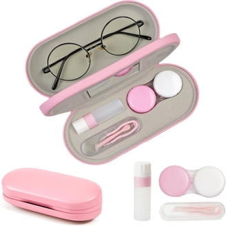 Bundle:  Coach Glasses, Case and Cleaning Cloth Coach Sunglass Hard Black Case With Cleaning Cloth Large  main image 2