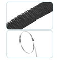 thumbnail image 4 of Uxcell Fiberglass Exhaust Wrap Tape,1"x16.4' Black Header Heat Wrap with 4 Stainless Ties, 4 of 6