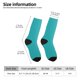 thumbnail image 2 of Balery a Teal Ribbonin Calcetas Largas con Estampado para Hombre y Mujer – Suaves y Transpirables, Talla Única (US 5-11), 2 of 6