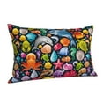 thumbnail image 2 of Disketp Pillow Covers Underwater Diving Animals Pattern Throw Pillow Case Cushion Covers,Cushion For Bedroom,Couch,Home-16"X24", 2 of 9